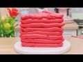 🌈 Mini Rainbow Cake Magic! Easy Decorating Ideas | Mini Cakes