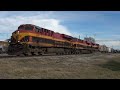 KCS Railroad Train Symbol SHDA. Jefferson, Texas to Winnsboro, Texas  Date 1-14-2022. (HD Video).