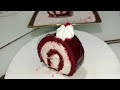 #بسكوي رولي ريدفيلفت غير بزوج بيضات الجينواز ناجحة 💯/💯 متتكسرش #redvelvet biscuit roulée