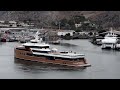 How do you dock a multi-million dollar mega yacht? Very Slowly apparently. SeaXplorer 77 