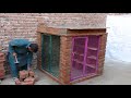 How to make a double door pigeon house With bricks and cement # 2