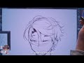 Drawing ASMR + Keyboard sounds