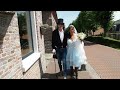 Ron Posthuma's walk down the aisle with Karen Flik