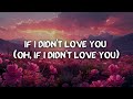 Jason Aldean & Carrie Underwood - If I Didn't Love You (Lyrics)
