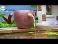 Creative idea from cement! Build amazing diorama aquarium