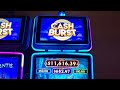 Bonus Round on Cash Burst Slot Machine at Seneca Niagara Casino