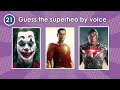 Guess The DC Superhero by Voice | DC Trivia Quiz | The Flash, Superman, Batman