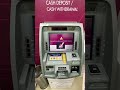 How to Cash Deposit In Axis Cash Deposit Machine (CDM) #axisbank #cdm #cash #shorts #money #reels