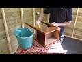 Watch how I RESTORED this Solid Mahogany Sewing Table