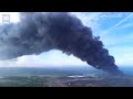 Cannock fire: Massive black plumes of smoke seen 'from 20 miles away' as huge blaze breaks out
