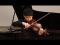 Paganini Caprice 5 original bowing by a 12 year old - Luo Yichen