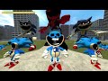 NEW NIGHTMARE SONIC VS ALL FNAF 1-9 SECURITY BREACH in Garry's Mod!!!