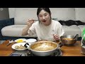 Real Mukbang:) Special Spicy Tteokbokki with Beef tripe ☆ Fried food
