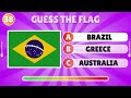 Guess The Flag Quiz 🚩🗺️ | 50 Countries Flag Quiz