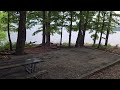 The best camping in Virginia! Occoneechee State Park!