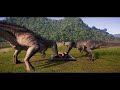 BATTLE ROYALE: CARNIVORE & HERBIVORE DINOSAURS BATTLE IN JURASSIC PARK - Jurassic World Evolution