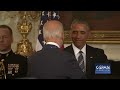 VP Joe Biden receives Presidential Medal of Freedom from President Obama (C-SPAN)