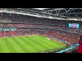 National Anthems Spain Italy - EURO 2020 Semifinal 1 - Wembley Stadium - July 6, 2021