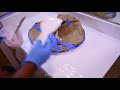 How to marble epoxy countertop ! Turn laminate countertops into 