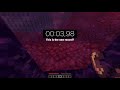 Minecraft Nether Portal in Under 4 Seconds! (World Record)