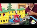 THOMAS & FRIENDS SUPER STATION Playset! BIGGEST Thomas Toy Trains Playset ever!!!