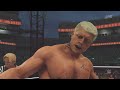 WWE 2K24 Cody Rhodes vs. Roman Reigns Bloodline Rules Match Wrestlemania 40