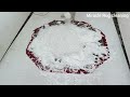 Hard washing of the Iranian 6-sided red carpet, very beautiful and satisfactory Relax ASMR