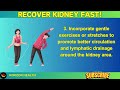 Just Do This Every Morning and Watch Your Kidneys Recover Fast (4 Steps)