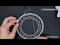 DIY Tutorial l How To Make Beautiful Ocean Themed Dreamcatcher ? | step by step easy webbing