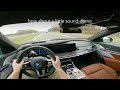 NEW BMW i7 xDrive 60 (536 hp) - POV drive & walkaround