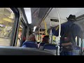 Wmata MetroBus 7000 Series ride, #7197, Red Line Shuttle, Wheaton to Takoma