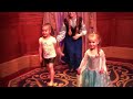 Meeting Anna & Elsa at Walt Disney World