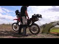 Motorcycle Camping Alone in the Wilderness - Honda XR650L