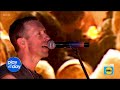 Michael J. Fox joins Coldplay during Glastonbury set