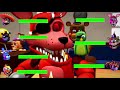 [SFM FNaF] Top 10 FNAF vs FIGHTS WITH Healthbars