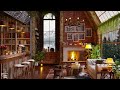 Soft Jazz Instrumental Music & Cozy Coffee Shhop Ambience☕Jazz Relaxing Music for Study, Work, Focus