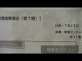 ７月２９（月）環境審議会にて区民が質問し「コンサルタント会社が作成した資料だからわかない」と環境課職員が恥ずかしい回答をしました　00401