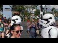March of the first order, Storm troopers march at Disney World,  Florida