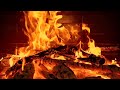 Crackling Mountain Campfire with Relaxing River🔥 Wind and Fire Sounds (HD)