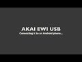AKAI EWI USB - Connect to Android