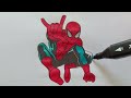 Spiderman New Coloring Pages - How To Color Spider-man #11 | NCS MUSIC #drawing #spiderman #art