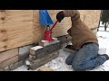 Replacing the sill plate/beam on a post and beam house 1840