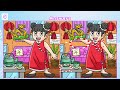 【Spot the difference】🌈 Fun and Fast 10minutes Brain Workout!!【Find the difference】