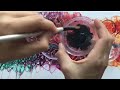 #083 3D Rainbow Waterdroplets Acrylic pour painting tutorial