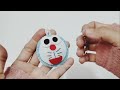 DIY|| cara mudah membuat gantungan kunci Doraemon dari kain flanel