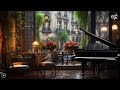 Rainy day, heart-healing jazz music + rain sound ASMR