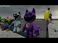 Spartan Kicking All Smiling Critters Family in SHREDDER - Poppy Playtime Chapter 3 in Garry's Mod