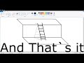 How to create 3 D ladder in paint!!! || Innovative Creations