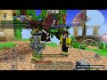 playing with my friend play hive on minecraft with traps ft. linux22