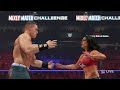 WWE 2K23 - Mixed Gender Tag Team Match | John Cena & Nikki Bella Vs Braun Strowman & Alexa Bliss
